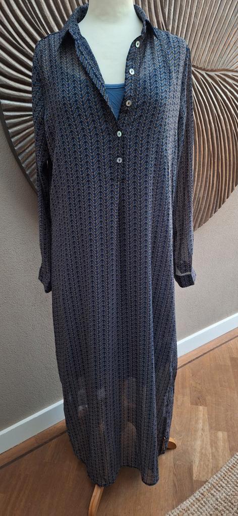 Zgan, prachtige 2 delige jurk JC Sophie, maat 40, Kleding | Dames, Jurken, Zo goed als nieuw, Maat 38/40 (M), Blauw, Onder de knie