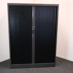 Roldeurkast - Antraciet - Zwart - 120x47x165cm - kasten, 25 tot 50 cm, 100 tot 150 cm, Gebruikt, Ophalen of Verzenden