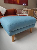 Sofacompany Hocker - Lichtblauw, Ophalen, Hout, Minder dan 50 cm, Zo goed als nieuw