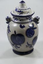 Mooie grote dekselpot / Rumtoph W- Germany met fruitdecor, Ophalen of Verzenden