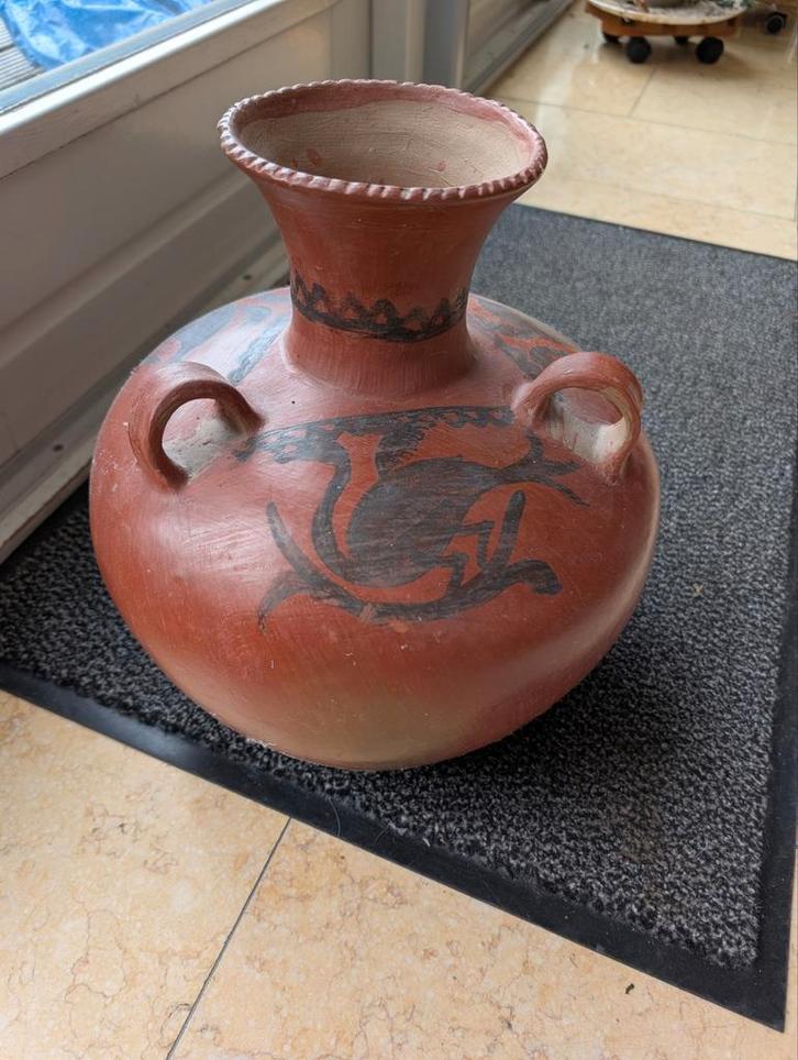Mexicaanse aardewerk vaas, 19e/20e eeuw, Antiek en Kunst, Antiek | Vazen, Ophalen