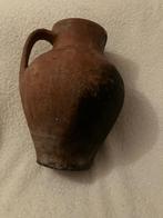 Oude klei kan of kruik, Antiek en Kunst, Curiosa en Brocante, Ophalen of Verzenden