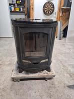 Altech Eclips speksteen Houtkachel nachtblauw, Huis en Inrichting, Kachels, Ophalen, Gebruikt, Houtkachel, Vrijstaand