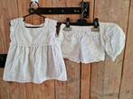 Prachtig zomers baby doop setje broderie wit brocante setje, Ophalen of Verzenden, Zo goed als nieuw, Meisje, Setje