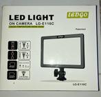 LEDGO LG-E116C voor DSLR of Videocamera, Ophalen of Verzenden, Zo goed als nieuw