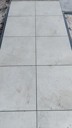 Keramische tegels lichtgrijs 60x60cm (11,88m2), Tuin en Terras, Ophalen, Keramiek, Nieuw, 10 m² of meer