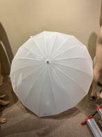 Trouwparaplu Just married, Ophalen, Gebruikt, Geboorte of Huwelijk