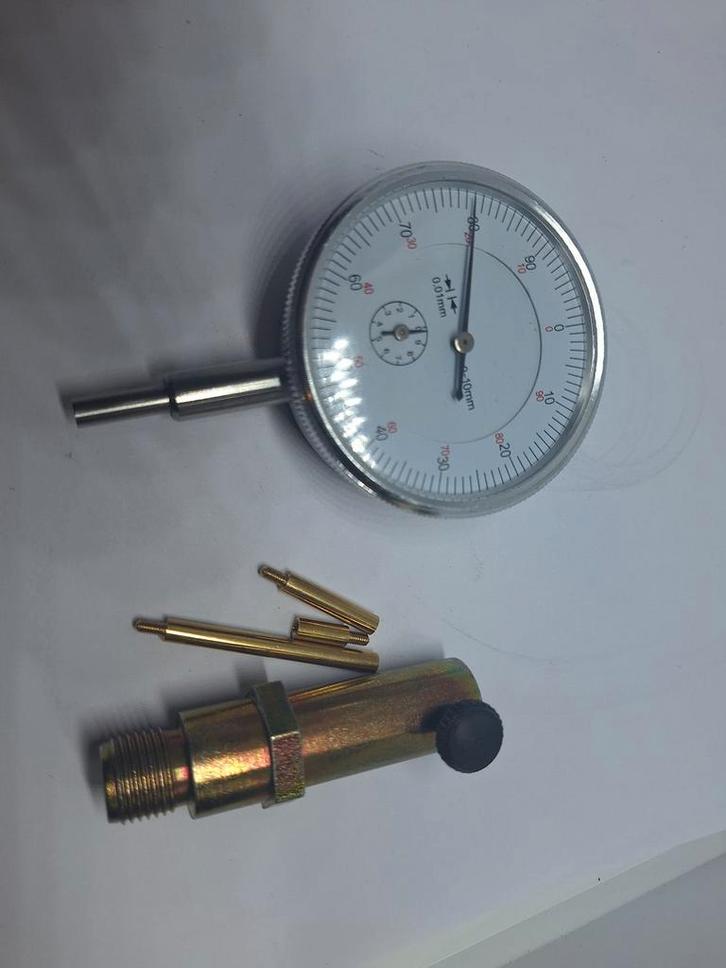 Meetklok ontsteking afstellen o.a punten en elektronisch, Fietsen en Brommers, Brommeronderdelen | Oldtimers, Nieuw, Overige merken