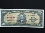 Cuba 20 pesos 1960 AU, Postzegels en Munten, Bankbiljetten | Amerika, Ophalen of Verzenden, Midden-Amerika