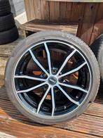 Rial X12 diamant zwart gepolijst 18 inch wielen, 18 inch, Gebruikt, Banden en Velgen, Ophalen of Verzenden