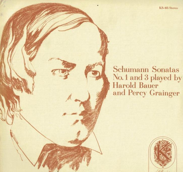 Harold Bauer Percy Grainger Schumann Sonatas No 1 And 3, Cd's en Dvd's, Vinyl | Klassiek, Zo goed als nieuw, Classicisme, Kamermuziek