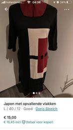 Elegante Japon Tricotstof - Maat L, Ophalen, Overige typen, Zwart, Maat 42/44 (L)