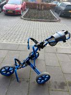 Clicgear golftrolley - blauw, gebruikt, Ophalen, Gebruikt, Golfkar, Overige merken