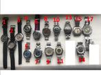 Vintage duik-horloges ivm nalatenschap te koop aangeboden, Overige merken, Staal, Ophalen of Verzenden