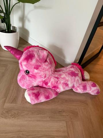 Groot XXL knuffel unicorn roze nieuw beschikbaar voor biedingen