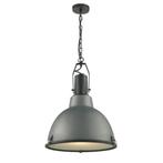 Hanglamp Brent in grijs 60W te koop voor 15,=, Metaal, Zo goed als nieuw, 50 tot 75 cm, Ophalen