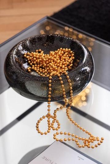 Sierschaal Carol - glas - zwart  van J-Line beschikbaar voor biedingen