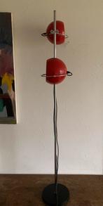Gepo floor lamp red 70s vintage silence of the lamps, Huis en Inrichting, Lampen | Vloerlampen, Ophalen, Gebruikt, Mid century modern vintage design