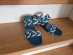 Leuke jeans sandaaltjes maat 39, Blauw, Nieuw, Sandalen of Muiltjes, Ophalen of Verzenden
