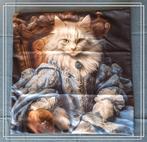 Kussenhoezen Nieuw Poes Hond Victoriaanse Stijl dubbelzijdig, Huis en Inrichting, Ophalen of Verzenden, Nieuw, Overige kleuren