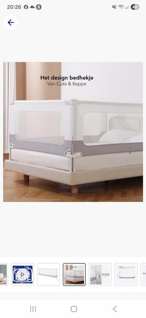 Bedhekjes / Bedranden - Zo goed als nieuw!, Kinderen en Baby's, Kinderkamer | Bedden, Zo goed als nieuw, 180 cm of meer, Minder dan 70 cm