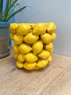 Citroen Vaas / Pot - Des Pots, Huis en Inrichting, Gebruikt, Geel, Aardewerk of Porselein, Ophalen of Verzenden