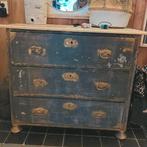 Antiek grenen kast., Huis en Inrichting, Woonaccessoires | Kisten, Ophalen, Gebruikt, 50 tot 100 cm, 75 tot 100 cm