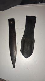 Schede compleet met leder, Verzamelen, Ophalen of Verzenden, Nederland, Mes of Dolk