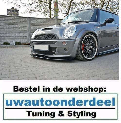 Maxton Spoiler Lip Splitter Voor Mini Cooper S JCW R53, Auto diversen, Tuning en Styling, Verzenden