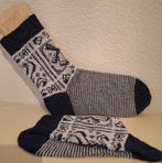 Handgebreide wollen sokken - Maat 42/43, Kleding | Heren, Sokken en Kousen, Overige kleuren, Ophalen of Verzenden, Handgemaakt