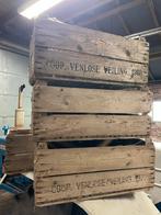 Vintage Venlose Veiling Kisten 4 stuks, Huis en Inrichting, Woonaccessoires | Kisten, Ophalen of Verzenden, Gebruikt, Grenenhout