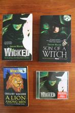 Maguire Wicked collectie: 3 boeken deel 1+2+3 (engels) + CD, Ophalen of Verzenden, Gelezen, Fictie