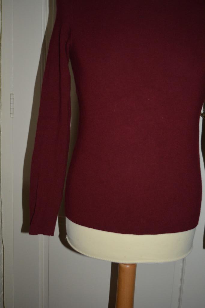 Vero Moda, mooi donker wijnrood truitje, mt (X)S, Kleding | Dames, Truien en Vesten, Zo goed als nieuw, Maat 38/40 (M), Rood, Ophalen of Verzenden