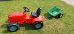Stoere traptractor met kar, Ophalen, Zo goed als nieuw, Trapvoertuig