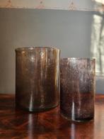 Windlichten Smokey Grey, Huis en Inrichting, Woonaccessoires | Kandelaars en Kaarsen, Ophalen of Verzenden, Nieuw, Overige materialen