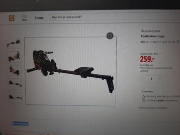 NIEUW! Roeiapparaat  Lago van de Lidl 150,- ophalen Veendam beschikbaar voor biedingen