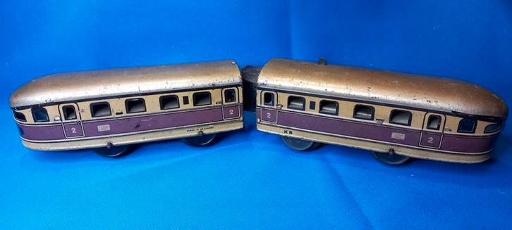 Karl Bub "Fliegender Hamburger" modeltrein ca 1930, Verzamelen, Speelgoed, Gebruikt, Verzenden