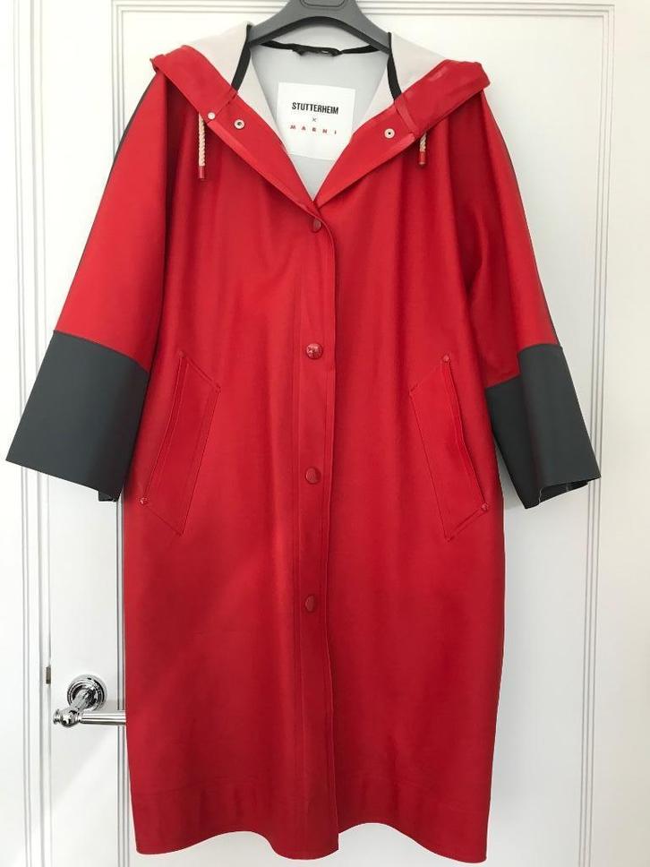 Stutterheim X Marni Raincoat, Kleding | Dames, Jassen | Winter, Zo goed als nieuw, Maat 42/44 (L), Overige kleuren, Verzenden