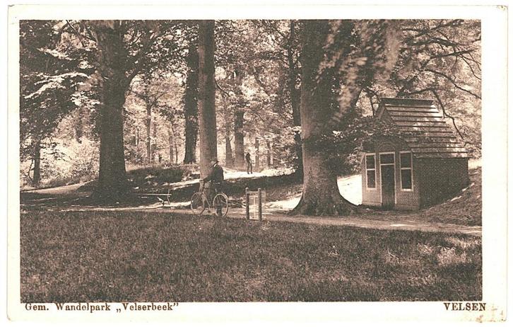 700101 Velsen NH Wandelpark Velserbeek Jeneverhuisje Gelopen, Verzamelen, Ansichtkaarten | Nederland, Gelopen, Noord-Holland, Ophalen of Verzenden