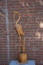 Vintage houten vogel 101 cm, Ophalen of Verzenden