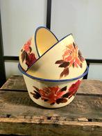 Vintage Diamond (3 Set ) Enamelware Pot with 2 Cover, Verzamelen, Retro, Ophalen of Verzenden, Overige typen
