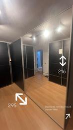 Kledingkast met schuifdeur en spiegel, Ophalen, Zo goed als nieuw, 50 tot 75 cm, 200 cm of meer