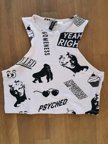 H&M cropped top mt. M beschikbaar voor biedingen