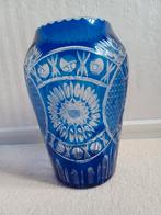 Vaas van Boheems kristal windlicht, Ophalen of Verzenden