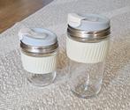 Dille & Kamille - 2 koffieglazen - meneembeker 340 ml/550ml, Ophalen, Overige typen, Overige stijlen, Glas