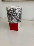 Florian Aberle design vaas rood wit gesigneerd, Ophalen of Verzenden