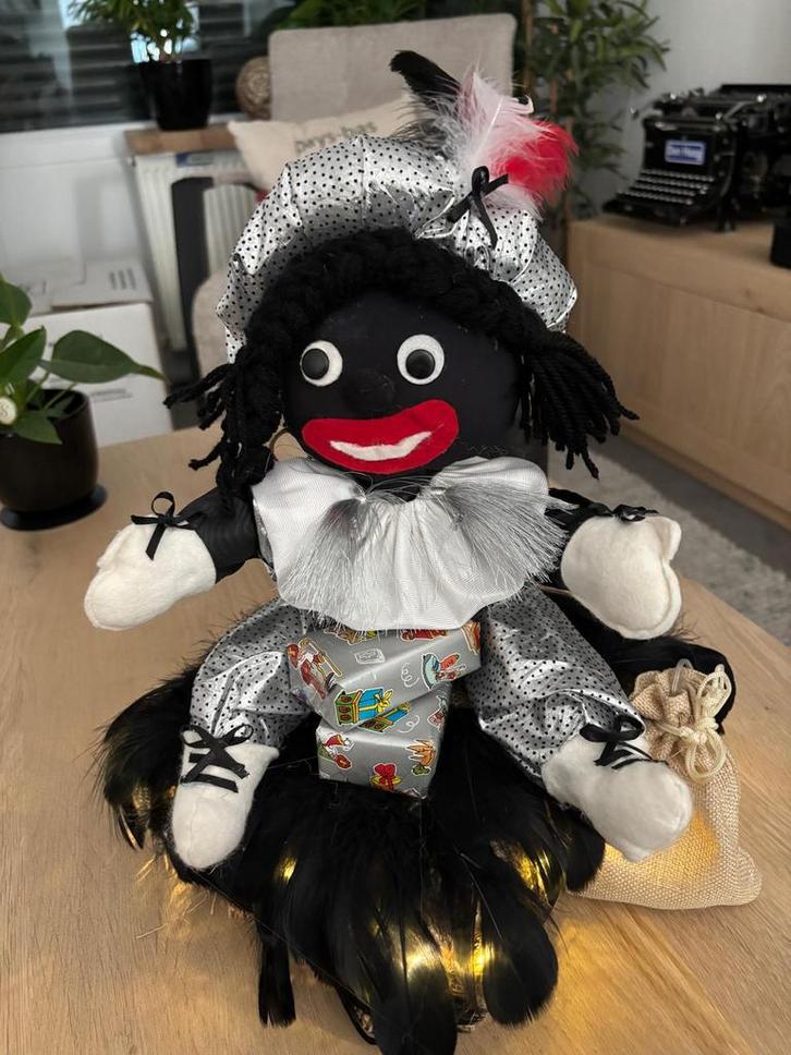 Zwarte piet cadeautje met verlichting, Diversen, Sinterklaas, Gebruikt, Ophalen of Verzenden