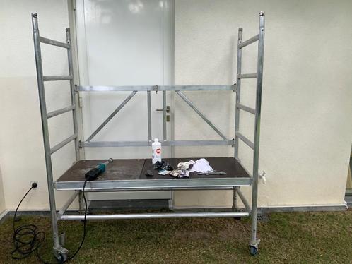 Gevraagd Schoren Altrex rolsteiger rs3400., Doe-het-zelf en Verbouw, Steigers, Gebruikt, Rolsteiger of Kamersteiger, 5 meter of hoger
