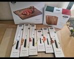 Ah boretti messenset messen met messenblok + snijplank nieuw, Huis en Inrichting, Keuken | Bestek, Nieuw, Ophalen of Verzenden