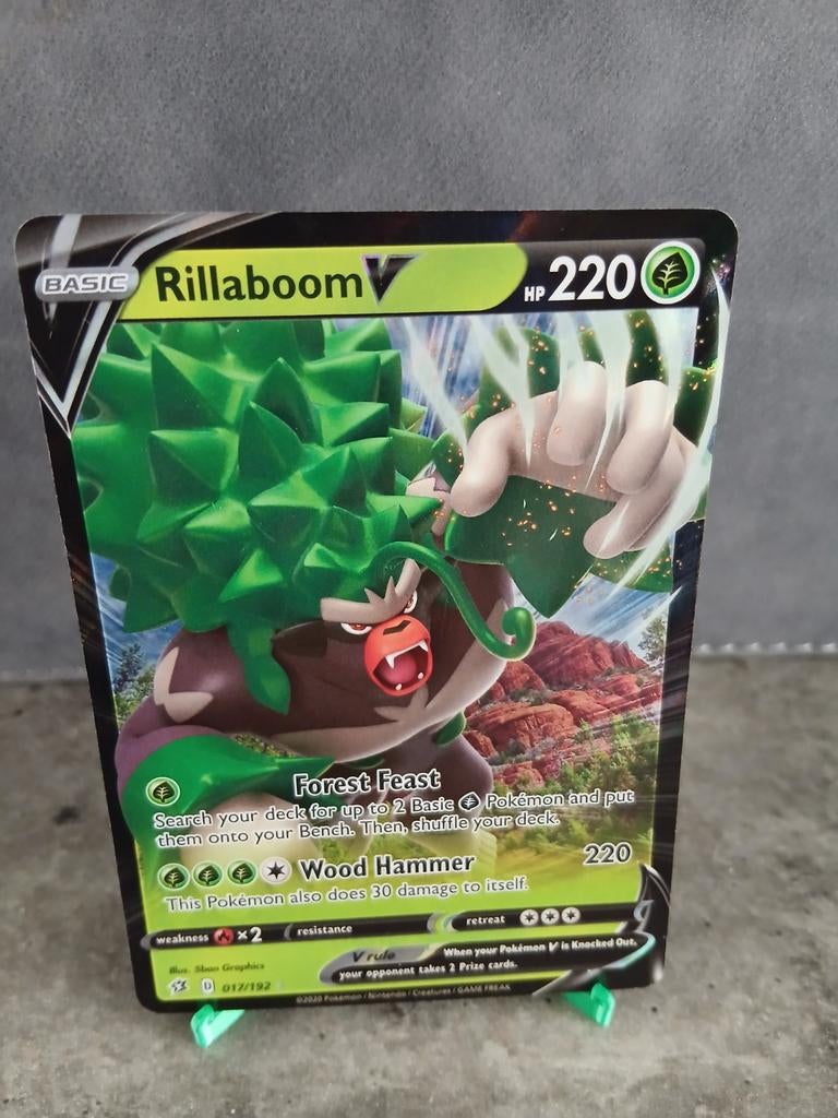 Rillaboom V - Pokémon Kaart, Ophalen of Verzenden